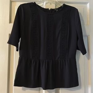 Small Navy blouse with beautiful details